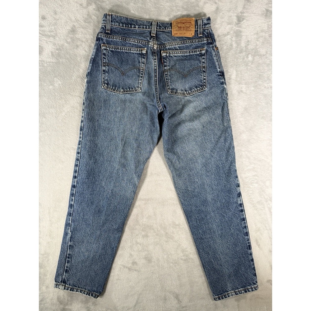 Levis 550 Jeans Womens 12p Relaxed Fit Tapered Leg Vintage 90's Made In USA - Picture 11 of 14